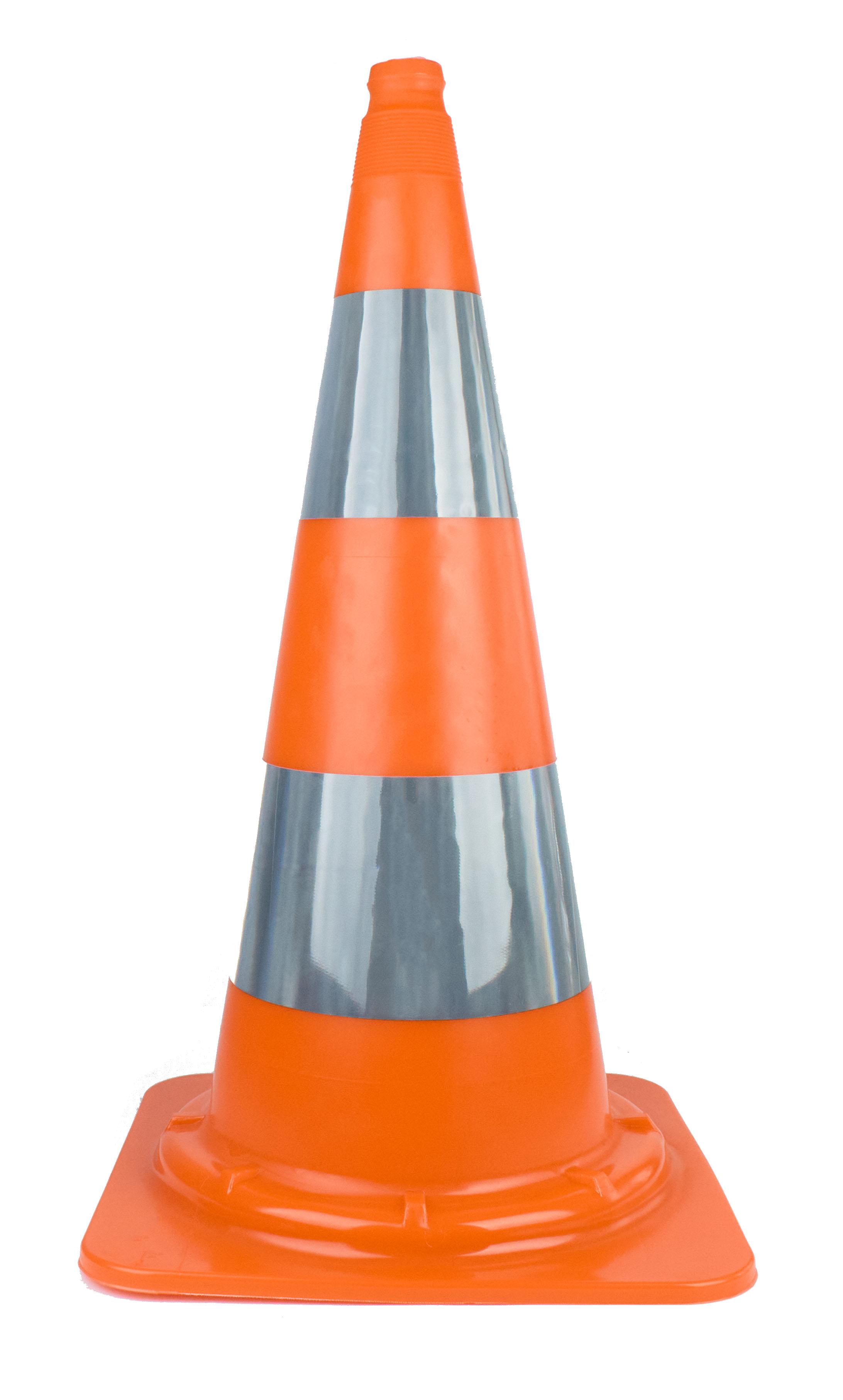 Cône de signalisation monobloc 75cm Prismatique 3.1Kg